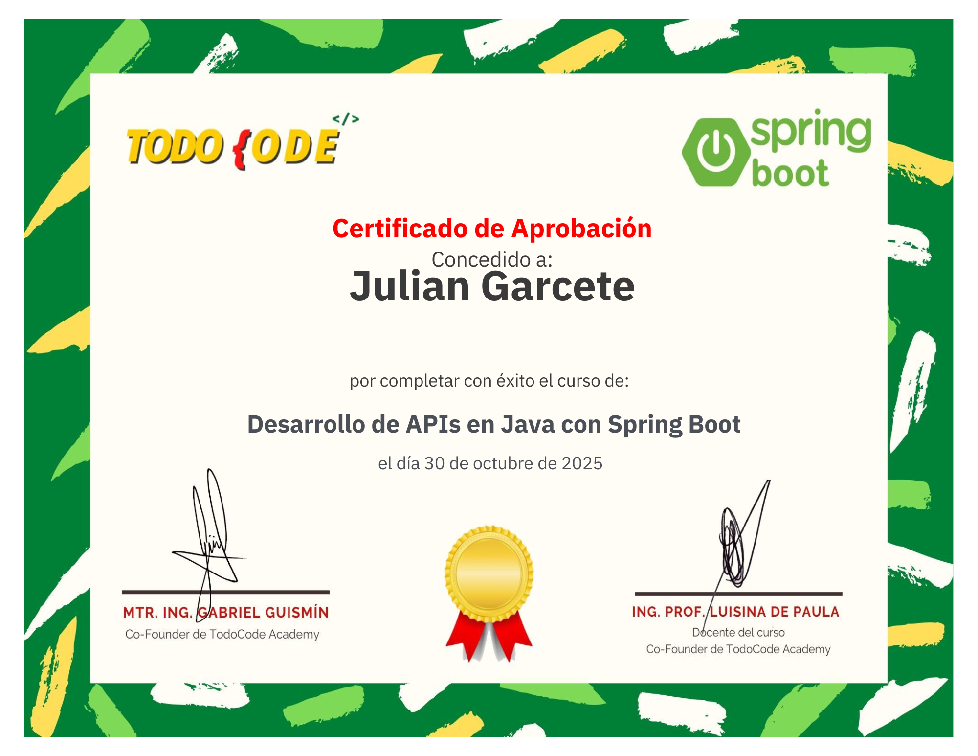 Garcete Julian - Backend Developer Portfolio